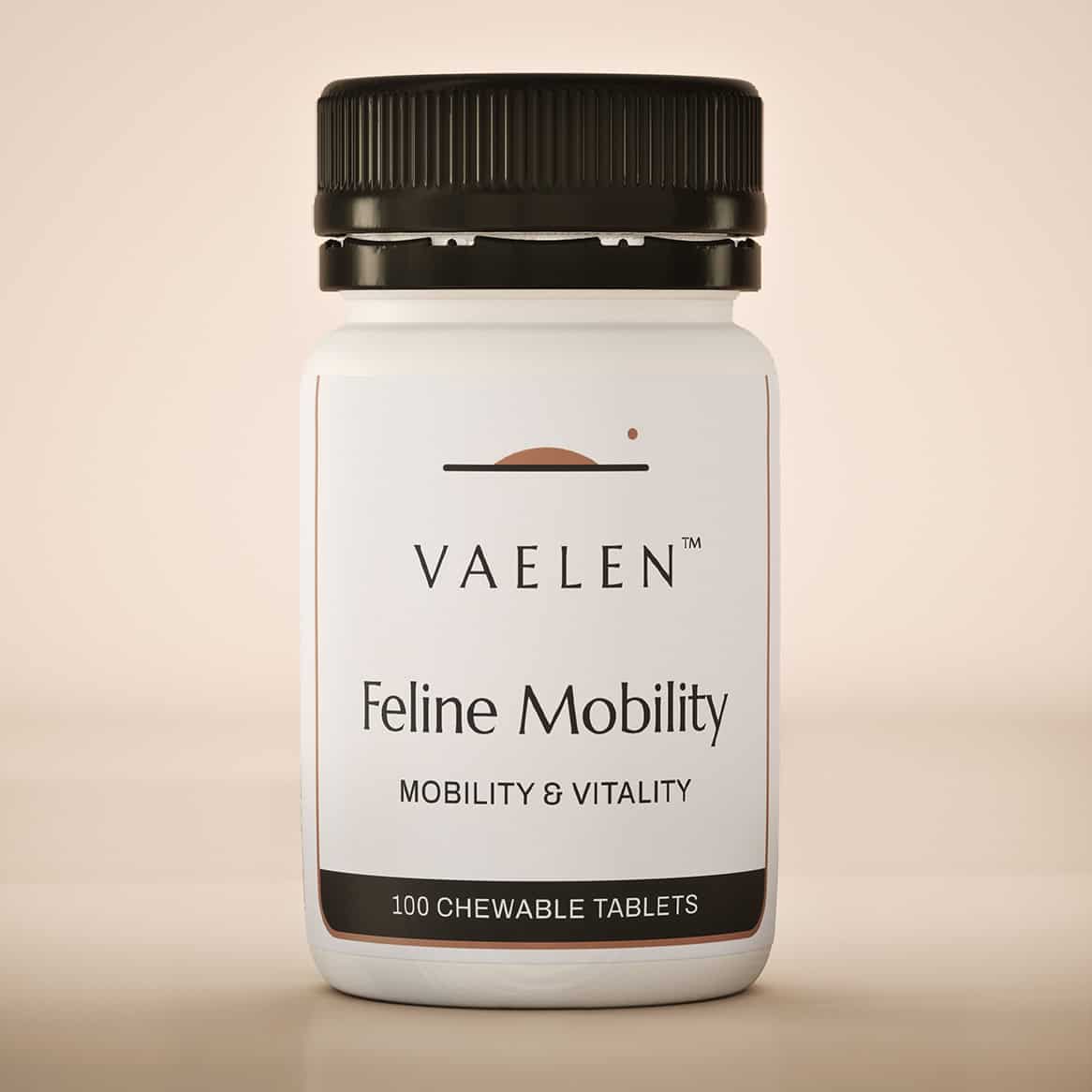 Vaelen Feline Mobility tablets for cats, 100 count pack